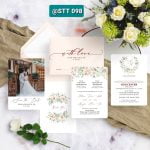 Thiệp cưới hoa hồng