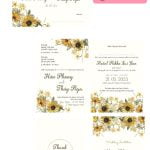 Thiệp cưới hoa lá 088 Thiệp cưới hoa lá 088