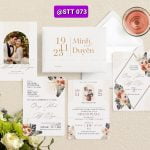 Thiệp cưới dâu rể 073