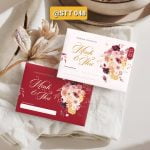 Thiệp cưới hoa lá 048 Thiệp cưới hoa lá 048