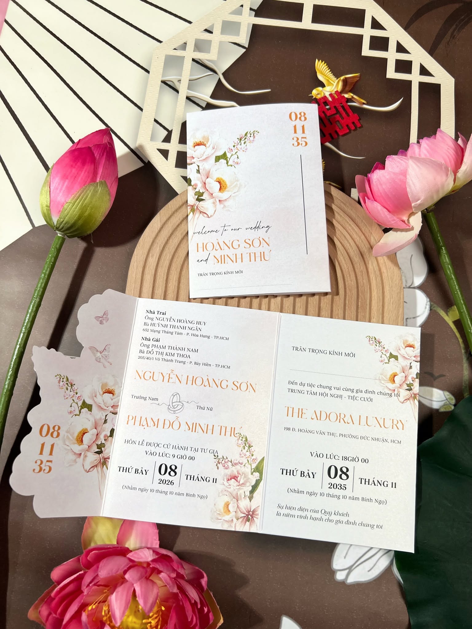 Thiệp cưới Ánh Kim Ngọc Trai